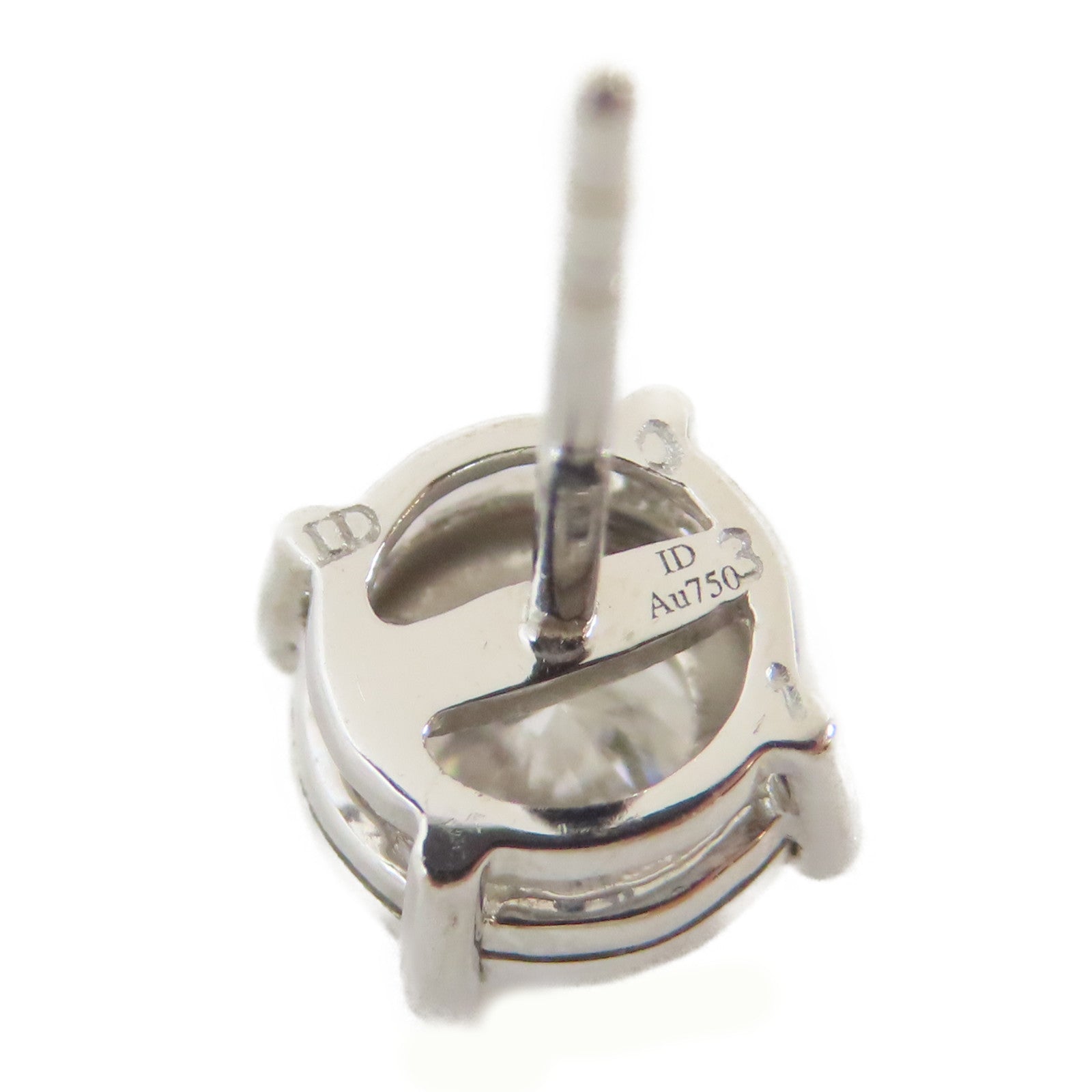 JEWELRY 18K白金Diamond Earring0.31ct/0.30ct鑽石耳環
