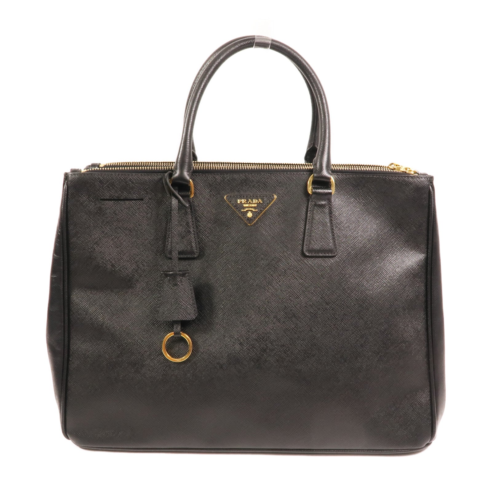 PRADA 牛皮皮革Saffiano Lux Tote Bag金扣手挽袋