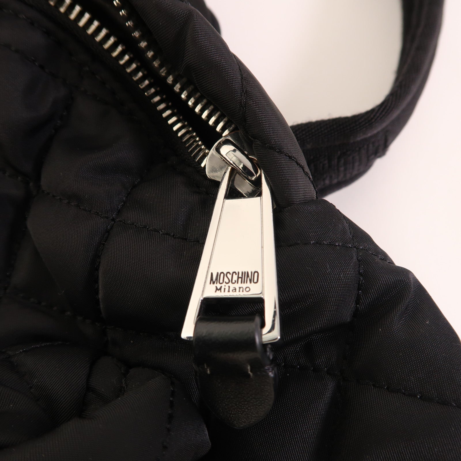 MOSCHINO SHW Backpack Rucksack Nylon Black