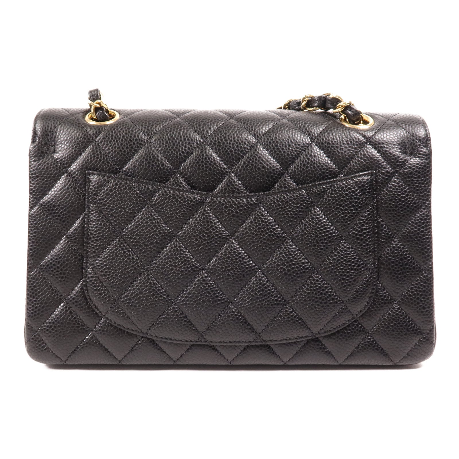 CHANEL 牛皮皮革Classic 23金扣鏈帶肩背袋