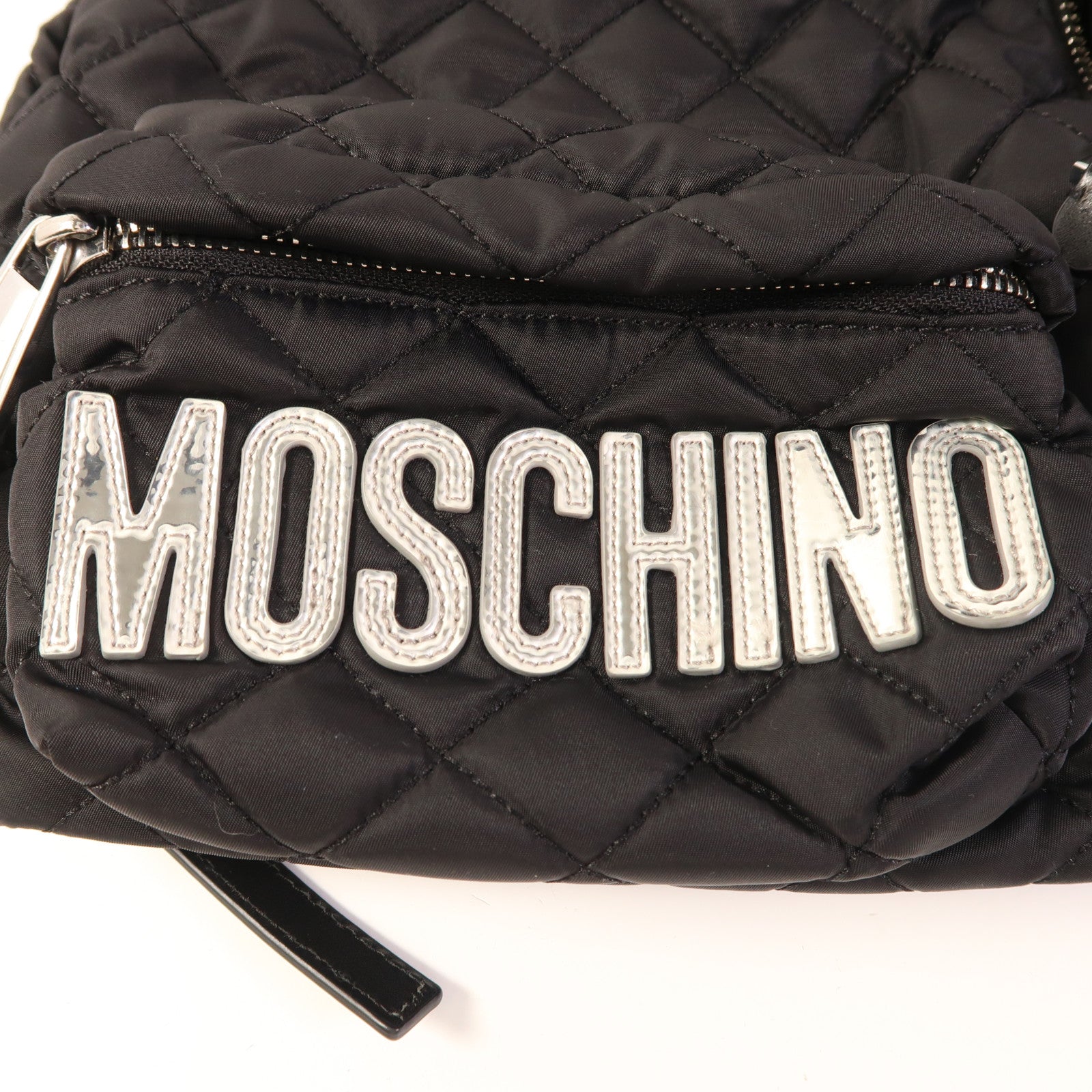 MOSCHINO SHW Backpack Rucksack Nylon Black