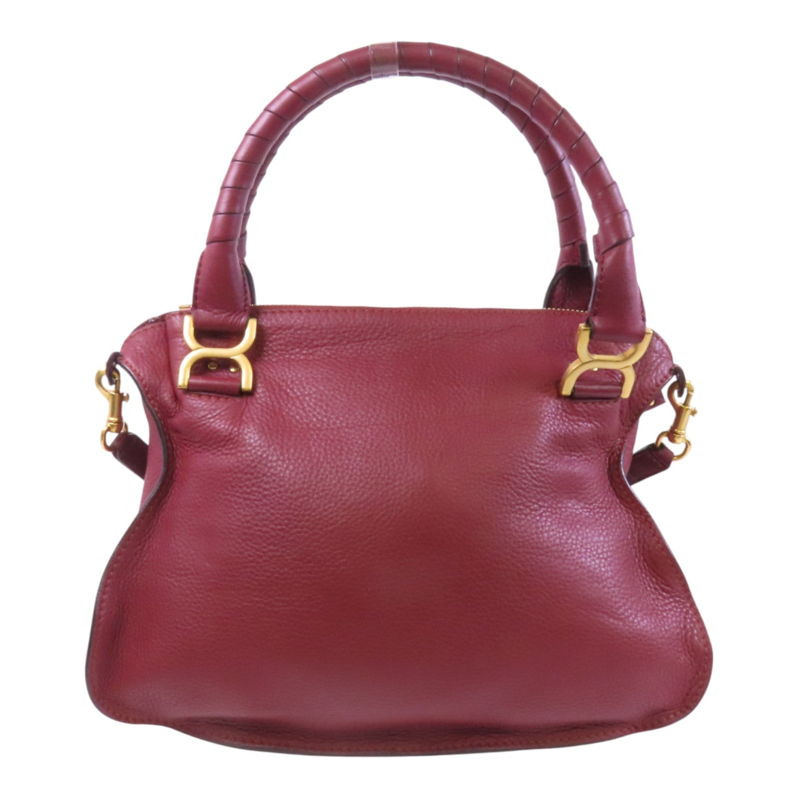 Chloe 牛皮皮革Marcie2 Way Shoulder Bag金扣手挽肩背兩用袋