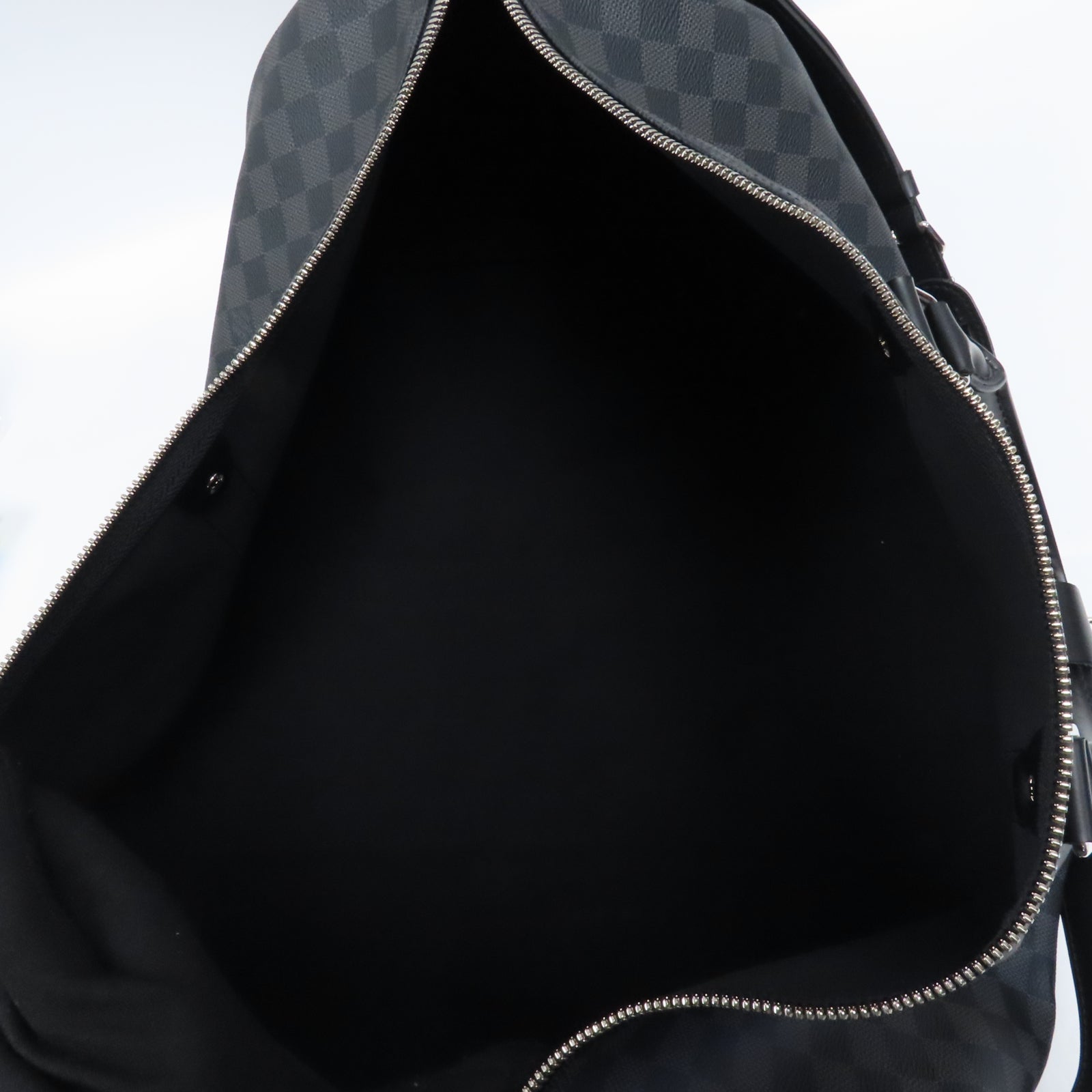 LOUIS VUITTON (PRICE DOWN) LV SHW Keepall Bandouliere 55 2way Bag N41413 Damier Graphite