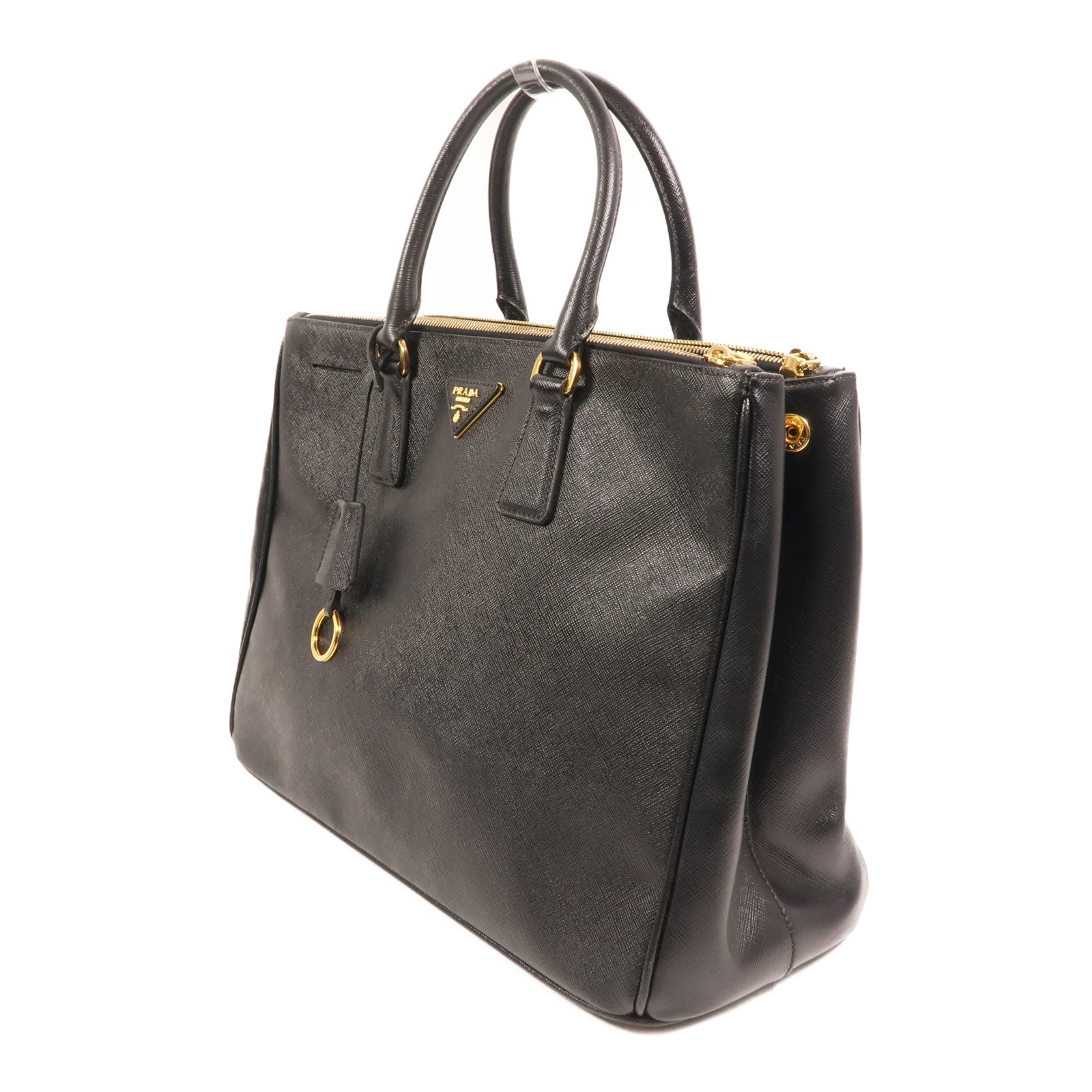 PRADA 牛皮皮革Saffiano Lux Tote Bag金扣手挽袋