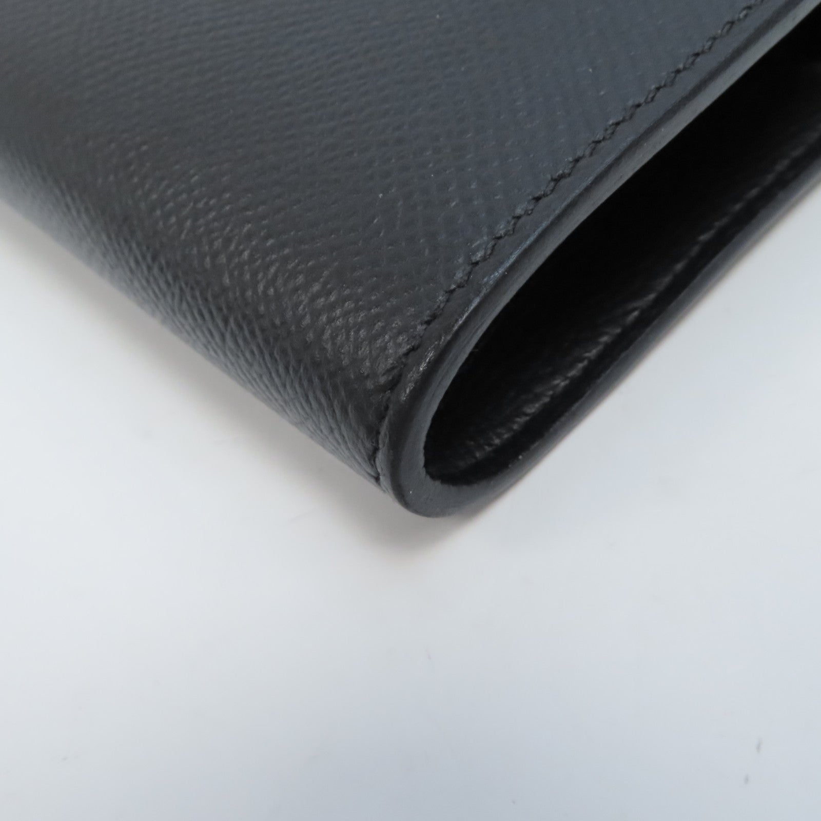 HERMES Togo皮革Kelly To Go銀扣肩背袋Noir/黑色