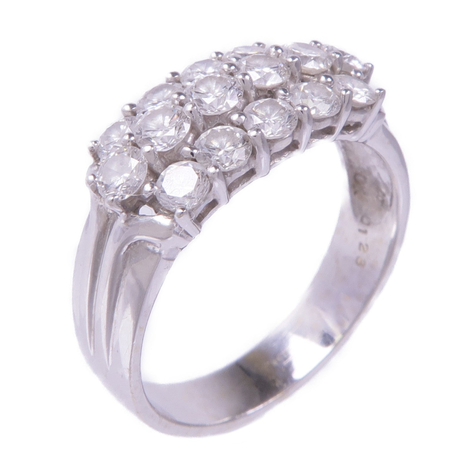 JEWELRY 【激減優惠】18K白金Diamond Ring鑽石戒指US#7