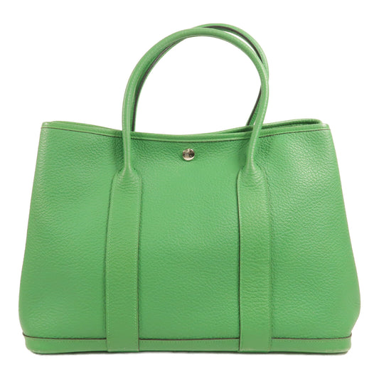 HERMES Negonda皮革Garden Party PM手挽袋Bamboo