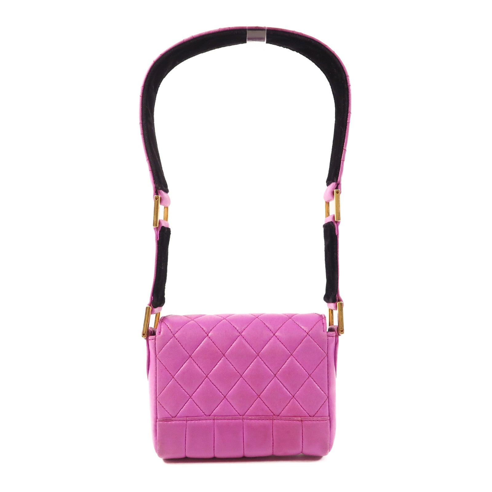 CHANEL 【激減優惠】牛皮皮革Shoulder Bag金扣肩背袋