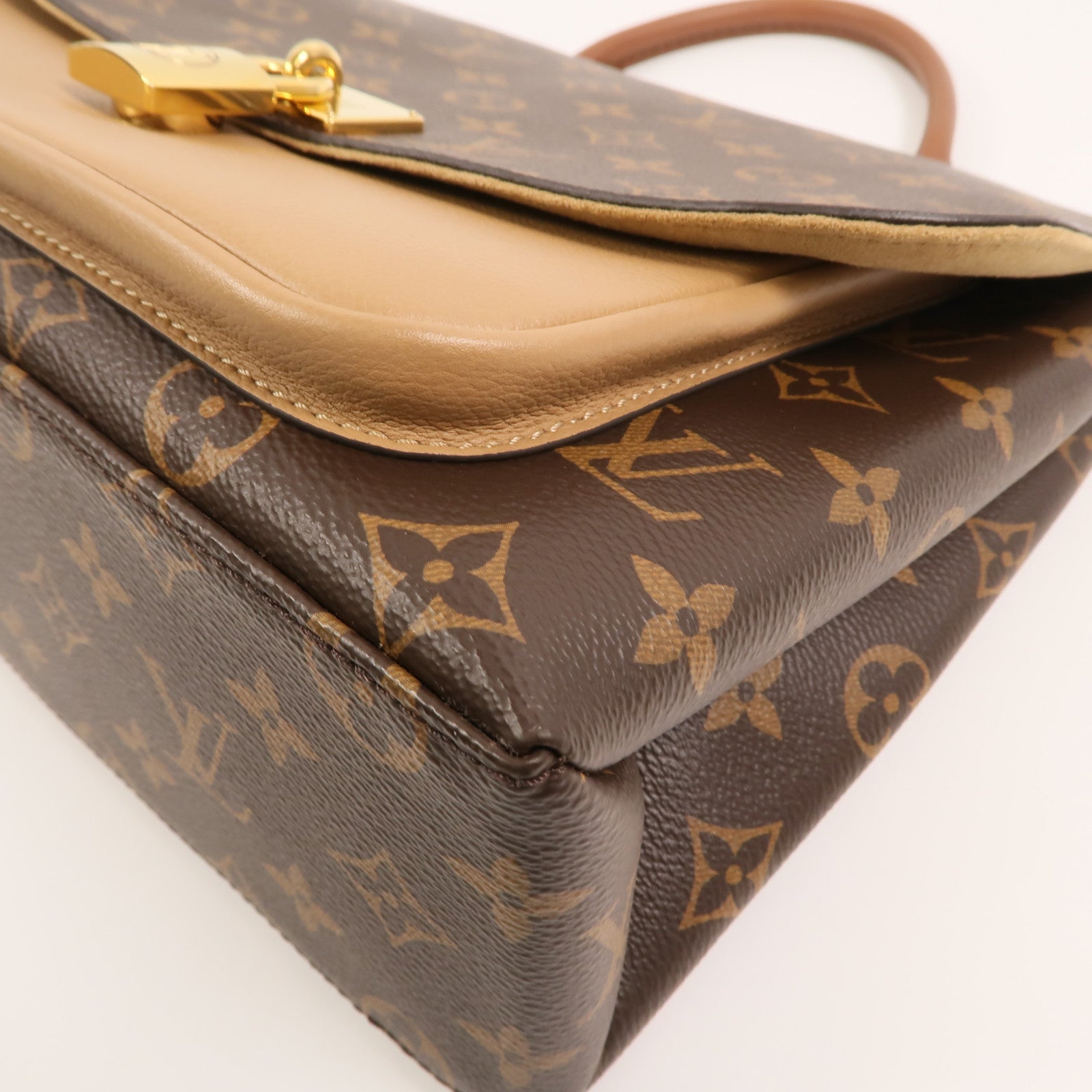 LOUIS VUITTON Monogram Marignan金扣手挽肩背兩用袋