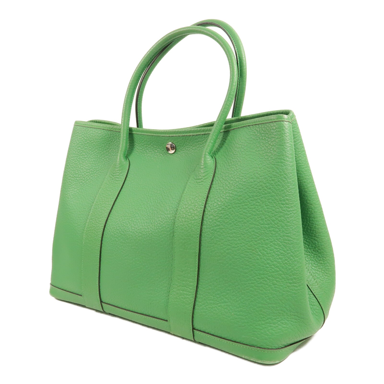 HERMES Negonda皮革Garden Party PM手挽袋Bamboo