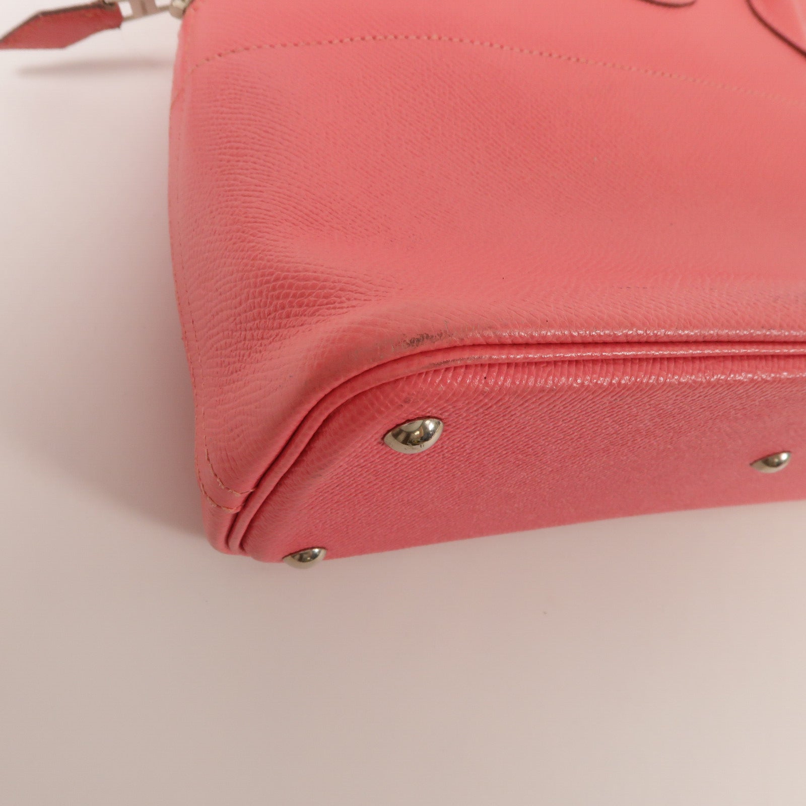 HERMES Epsom皮革Bolide 27手挽肩背兩用袋Rose Azalee