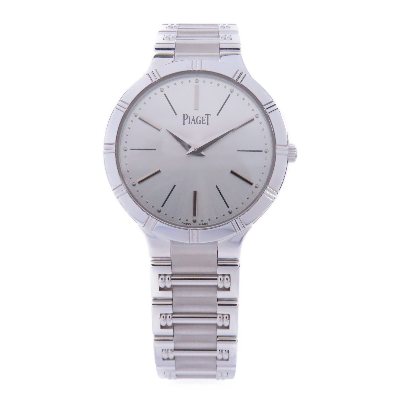 PIAGET Dancer 18K白金手錶石英機芯銀色