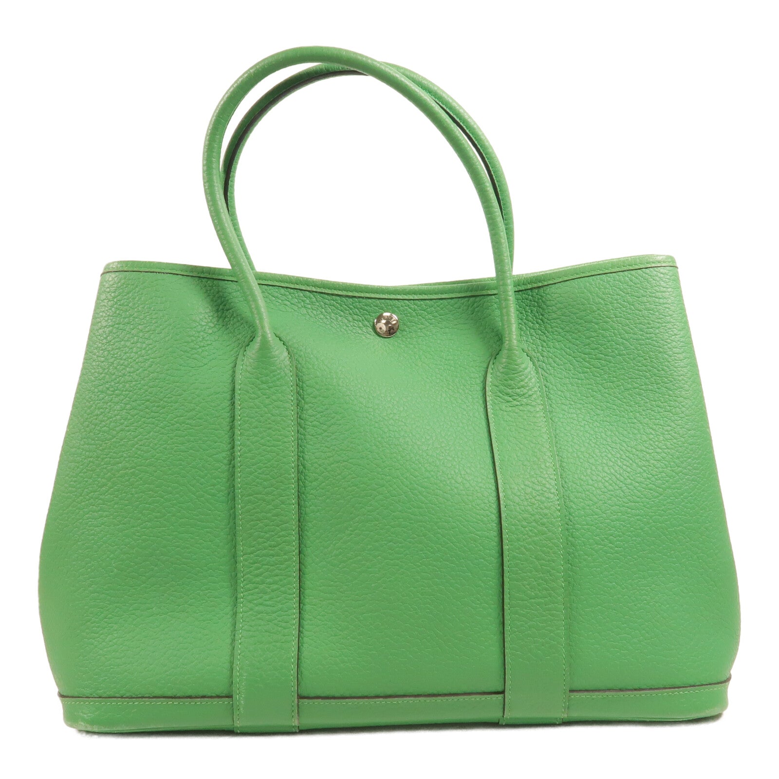 HERMES Negonda皮革Garden Party PM手挽袋Bamboo