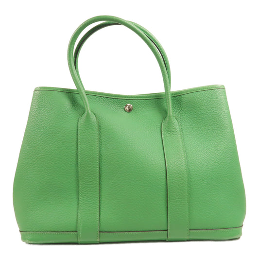 HERMES Negonda皮革Garden Party PM手挽袋Bamboo
