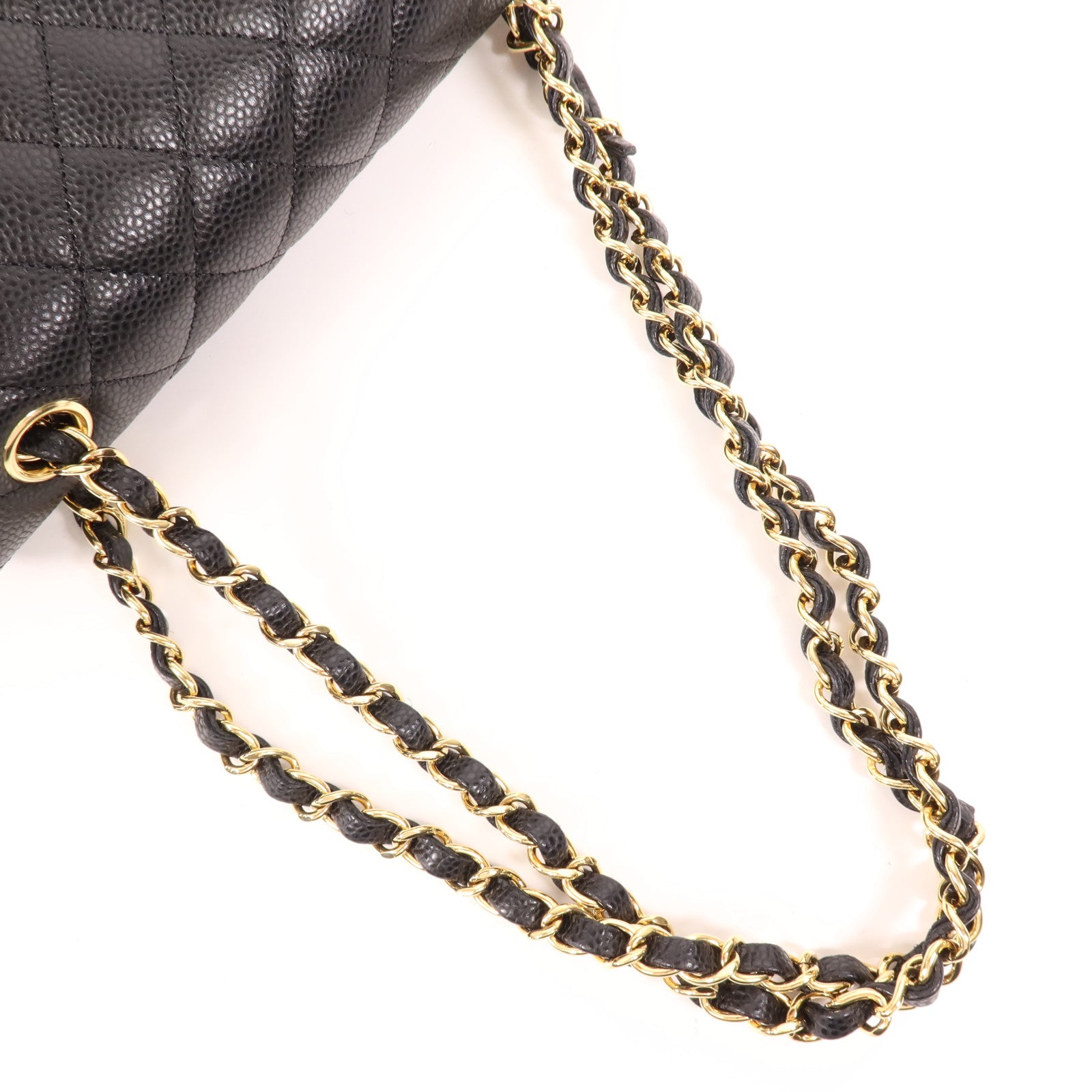 CHANEL 牛皮皮革Classic 23金扣鏈帶肩背袋