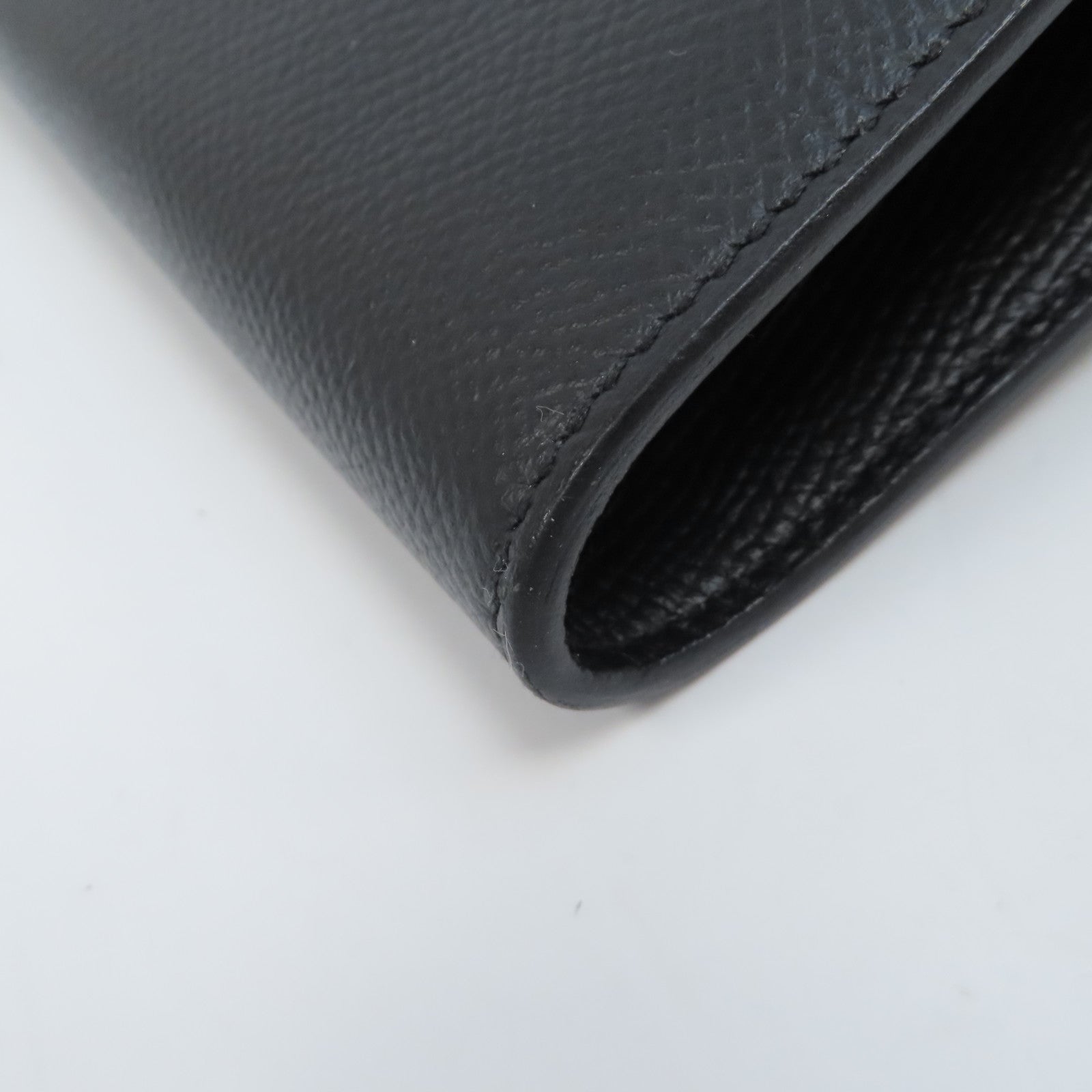 HERMES Togo皮革Kelly To Go銀扣肩背袋Noir/黑色