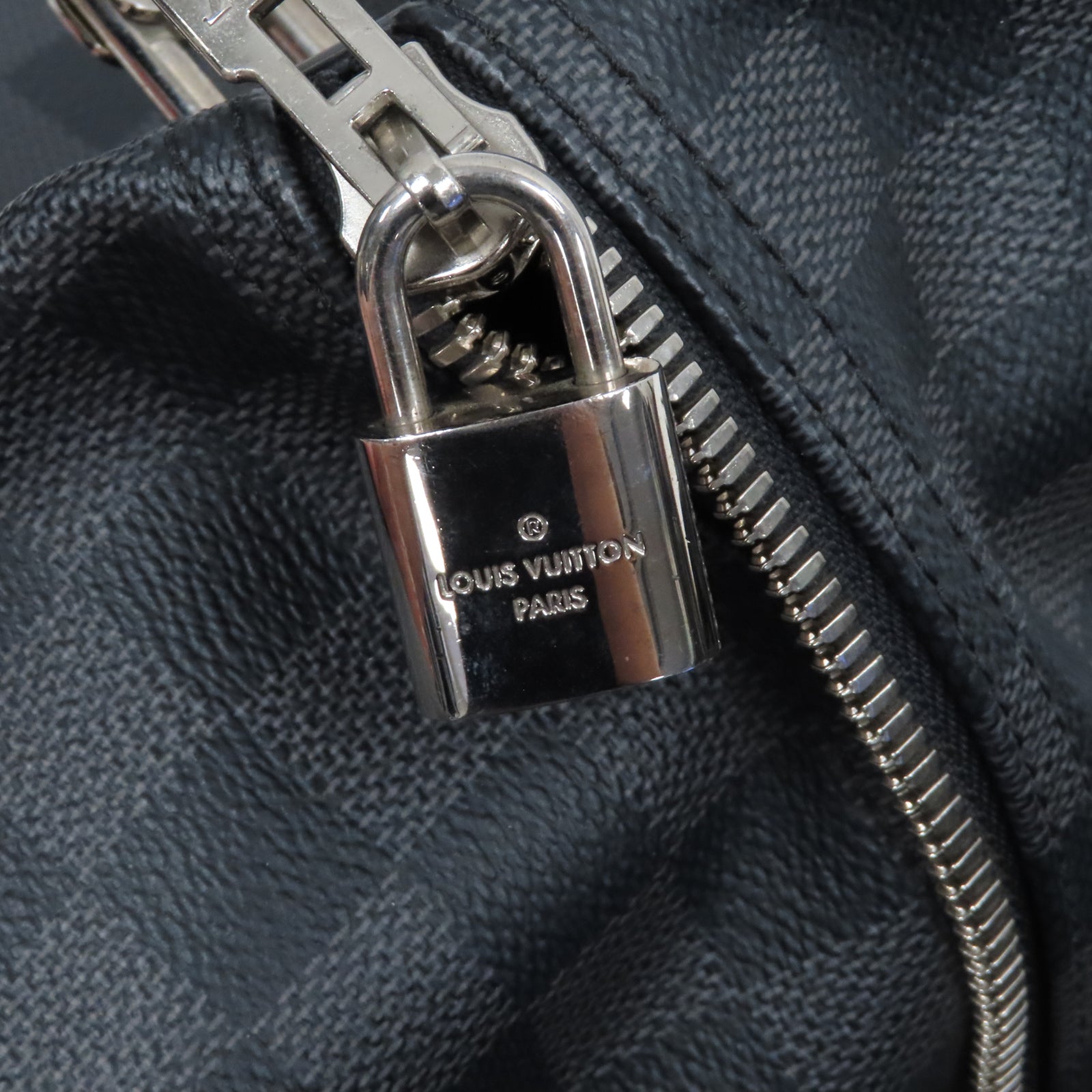 LOUIS VUITTON (PRICE DOWN) LV SHW Keepall Bandouliere 55 2way Bag N41413 Damier Graphite