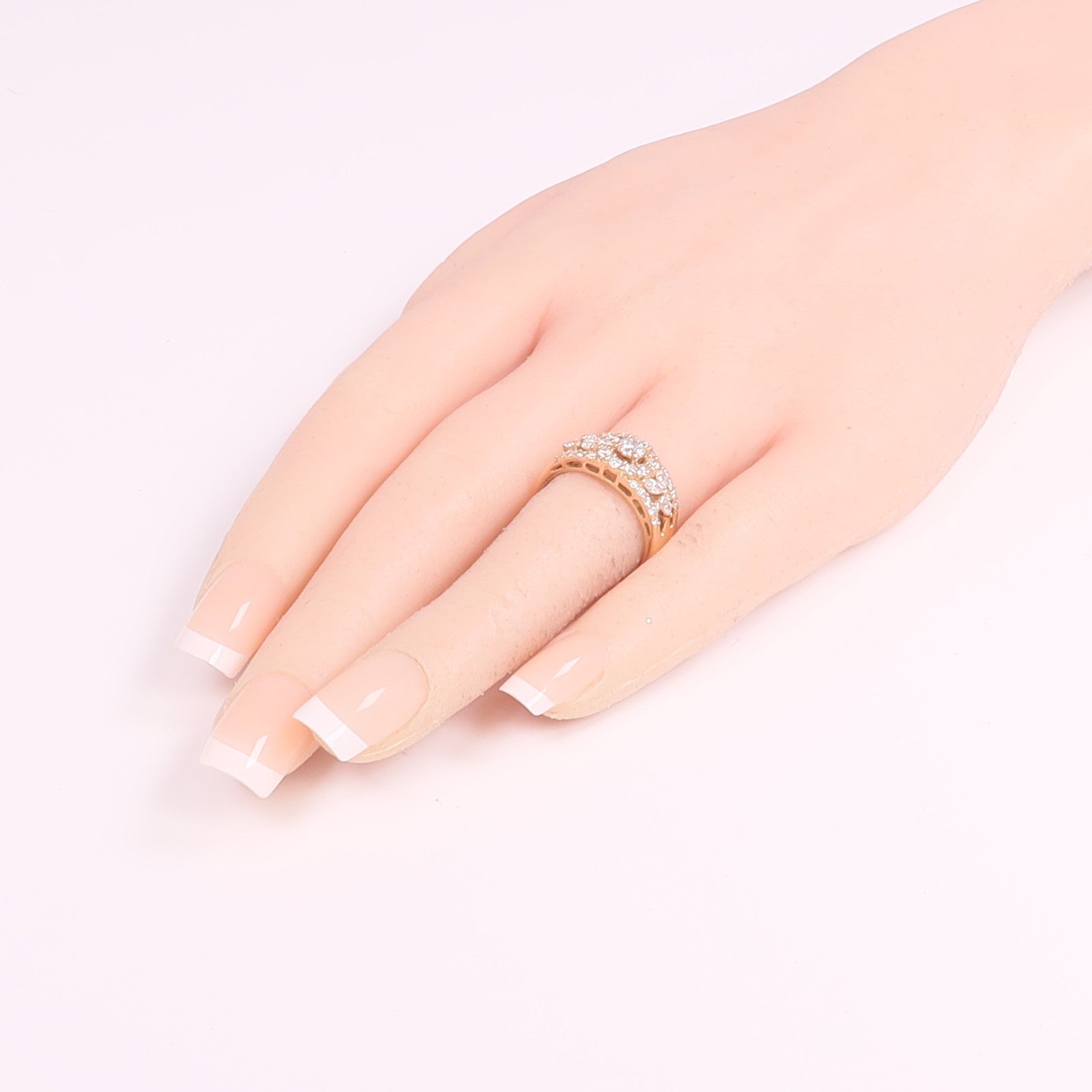JEWELRY 18K玫瑰金Diamond Ring鑽石戒指US#6.5