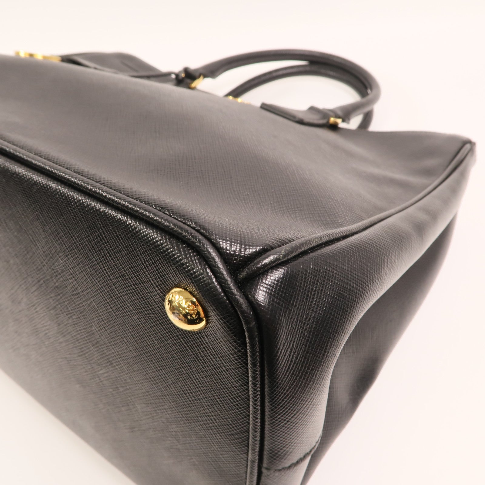 PRADA 牛皮皮革Saffiano Lux Tote Bag金扣手挽袋