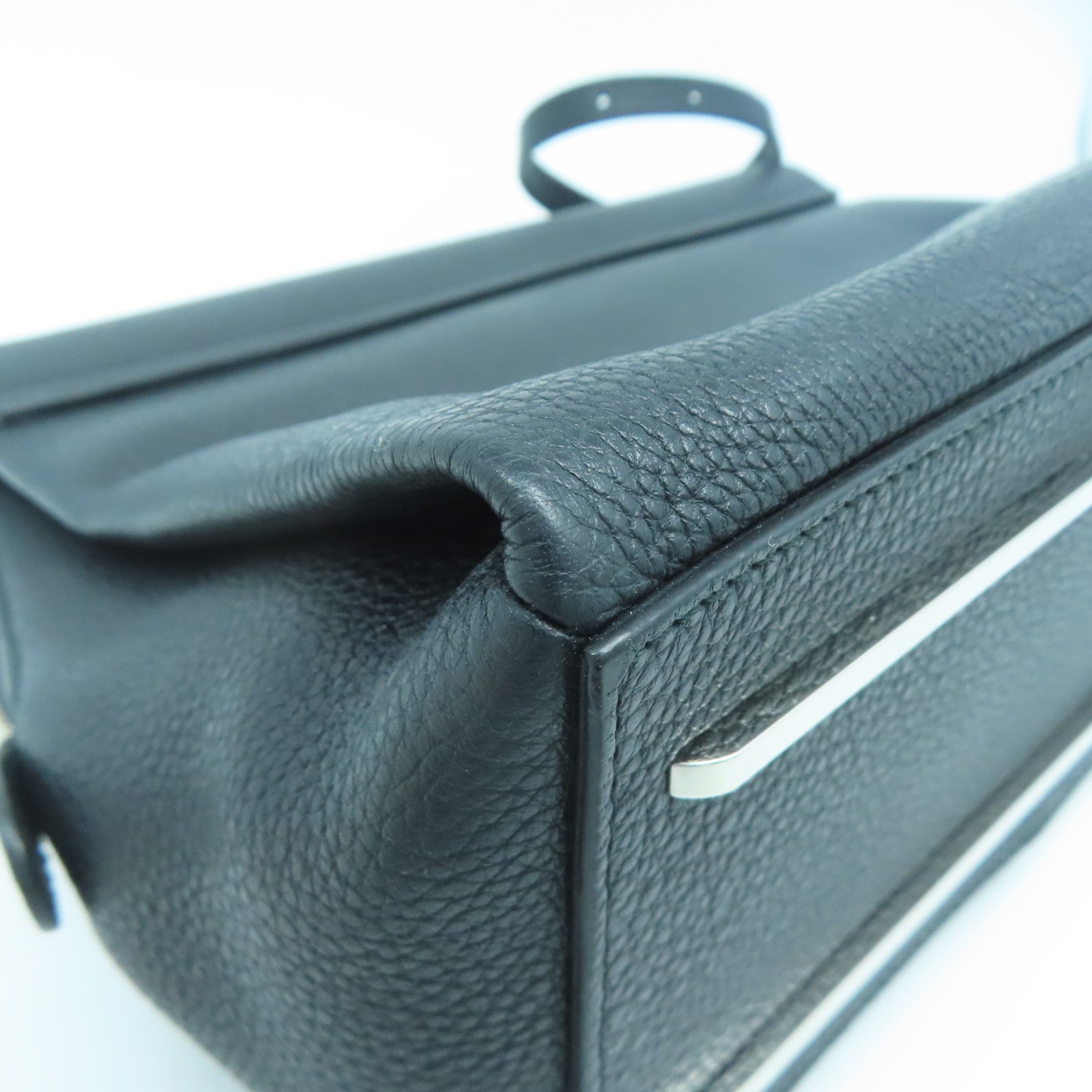 BALENCIAGA 【激減優惠】牛皮皮革Dix Cartable金扣/銀扣手挽肩背兩用袋黑色