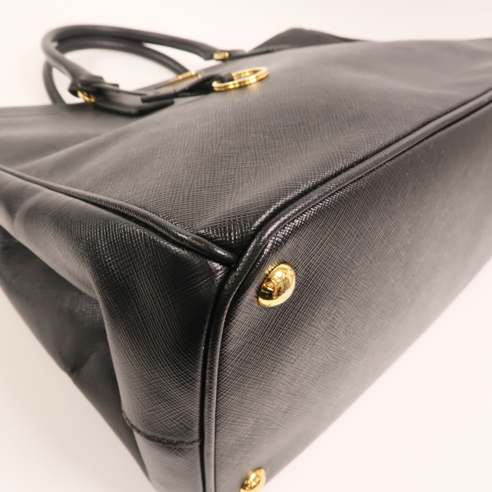 PRADA 牛皮皮革Saffiano Lux Tote Bag金扣手挽袋