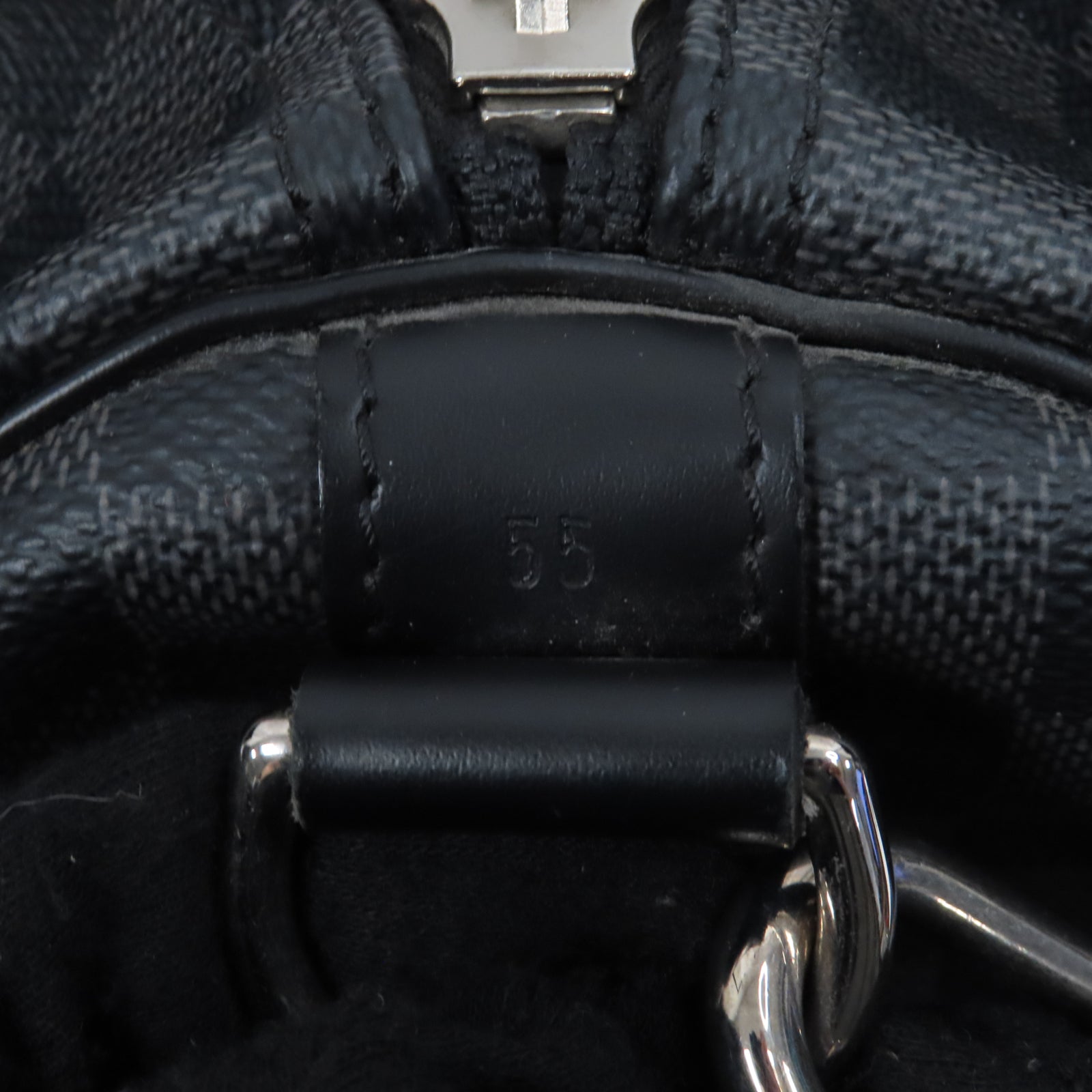 LOUIS VUITTON (PRICE DOWN) LV SHW Keepall Bandouliere 55 2way Bag N41413 Damier Graphite