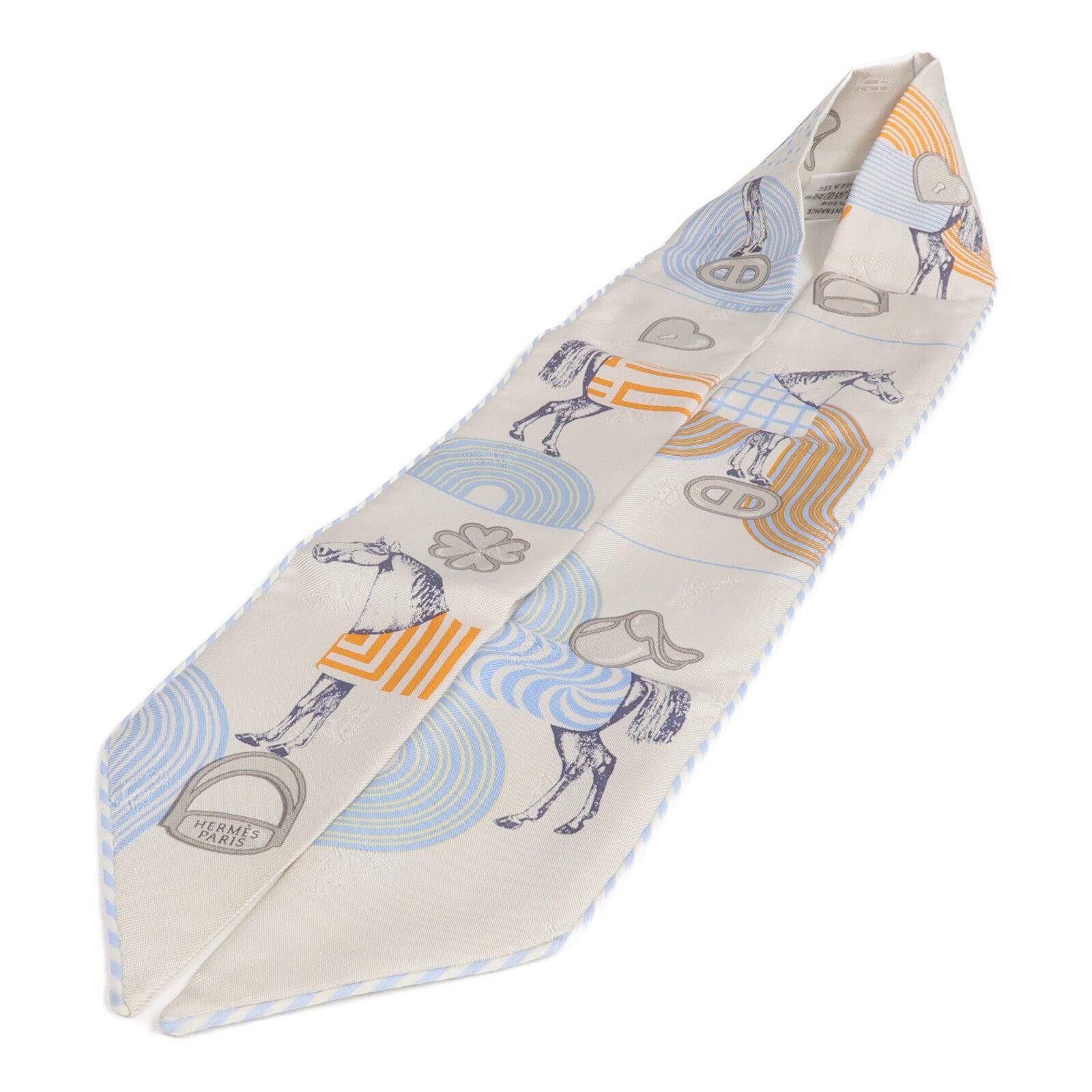 HERMES 絲質Twilly絲巾