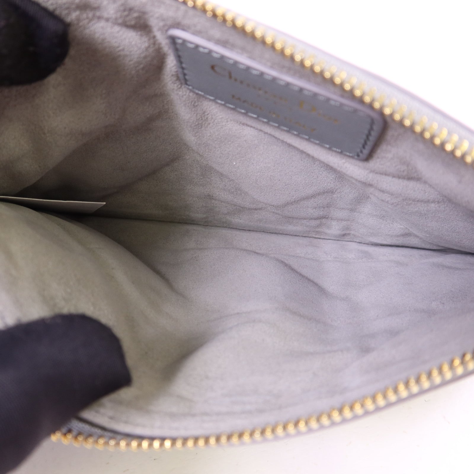 Dior 牛皮皮革Toujours Medium金扣手挽袋