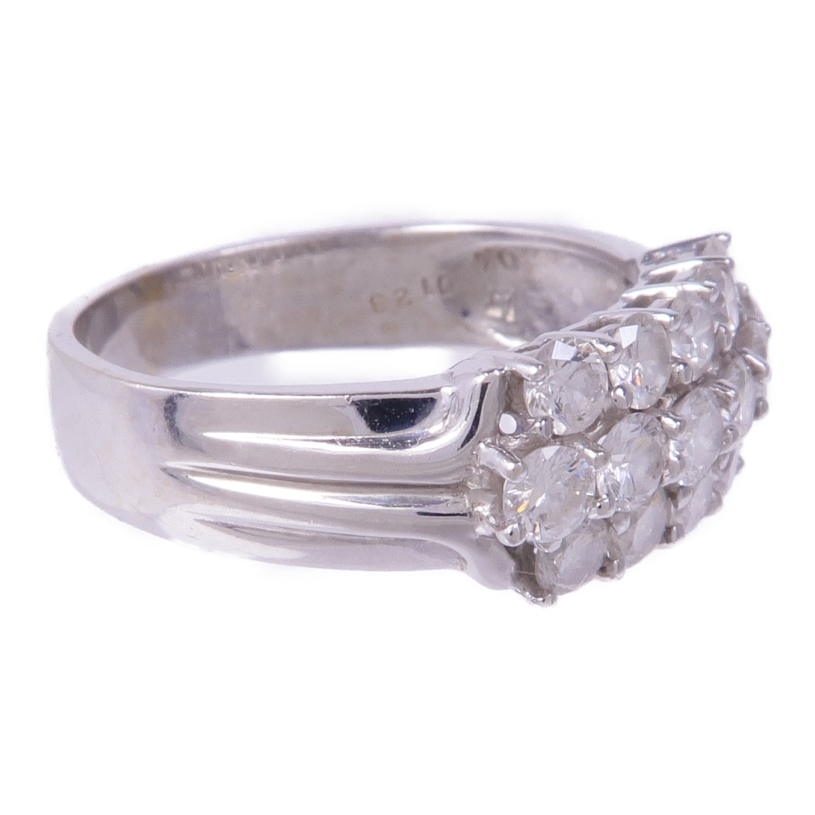 JEWELRY 【激減優惠】18K白金Diamond Ring鑽石戒指US#7