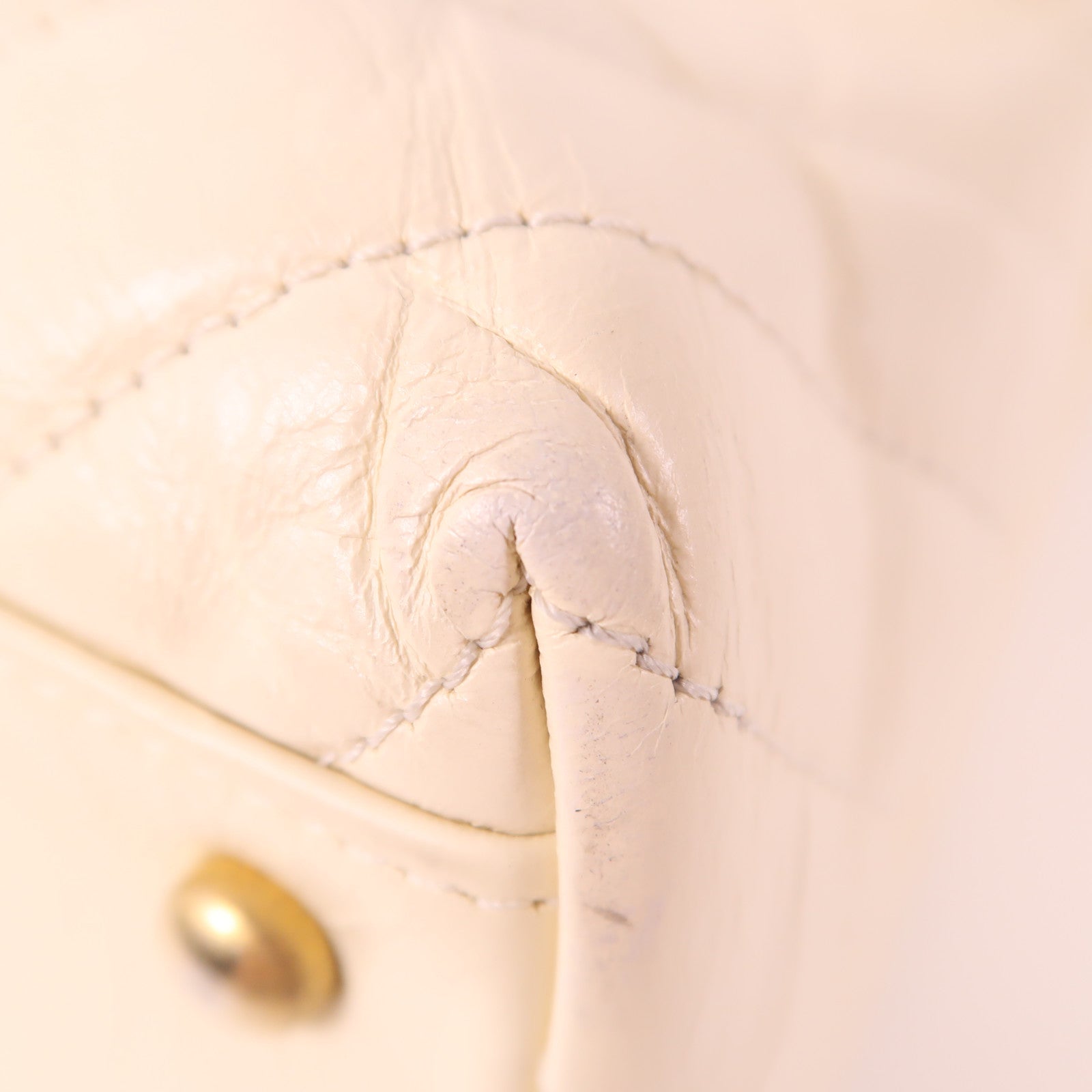 CHANEL 牛皮皮革/蜥蜴皮革Chevron CoCo Handle金扣手挽肩背兩用袋