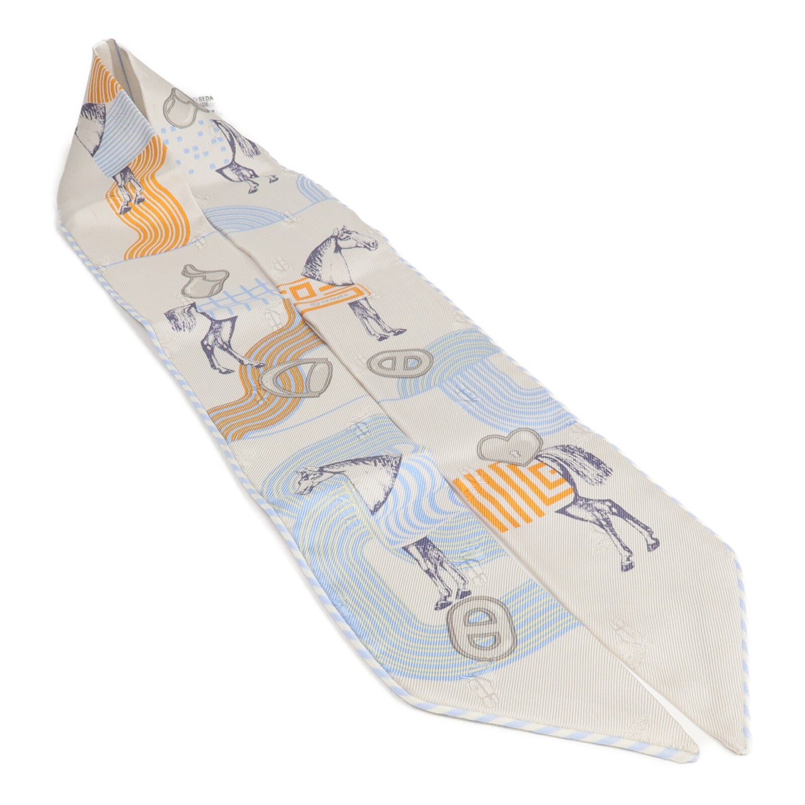 HERMES 絲質Twilly絲巾