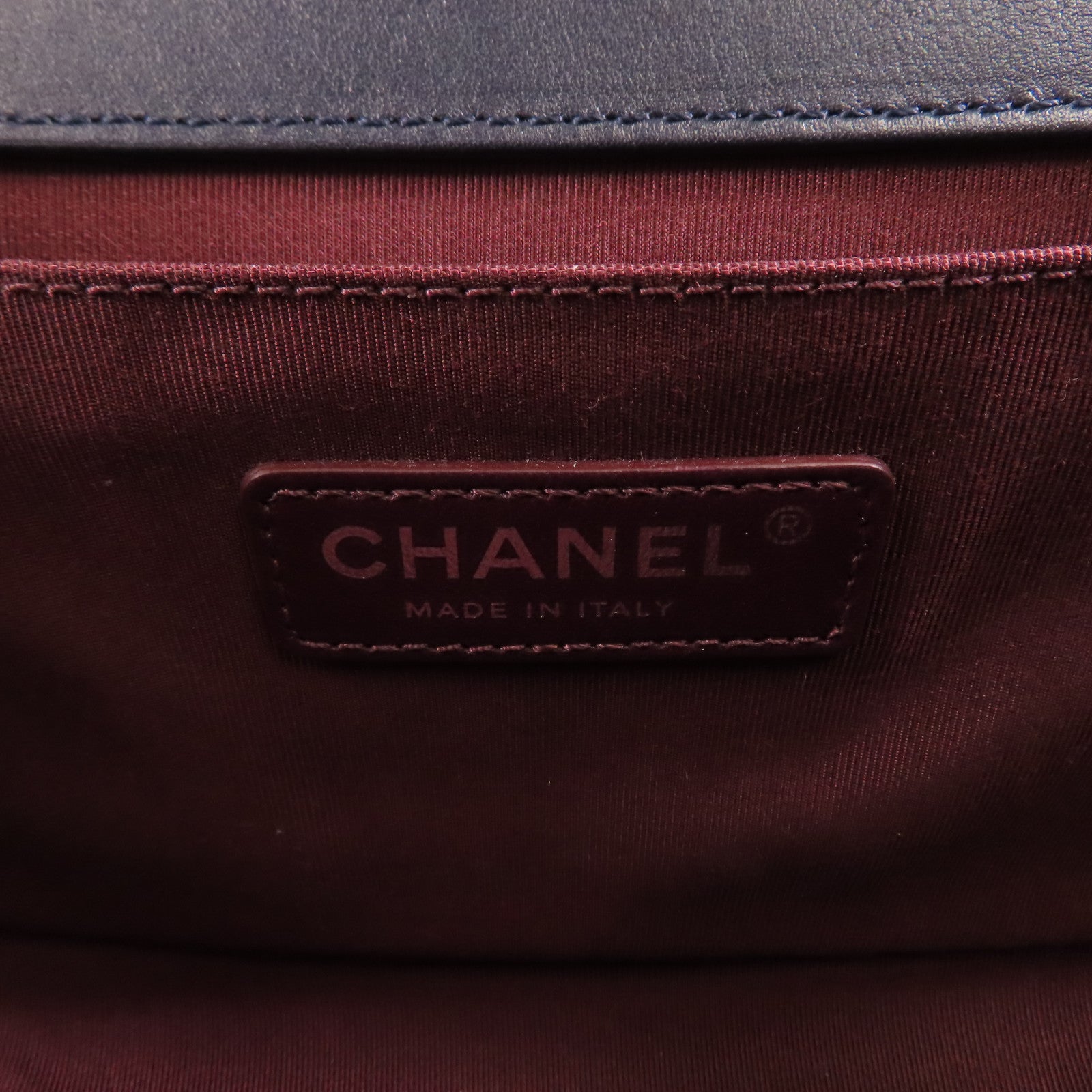 CHANEL 【激減優惠】牛皮皮革Boy 25銀扣鏈帶肩背袋