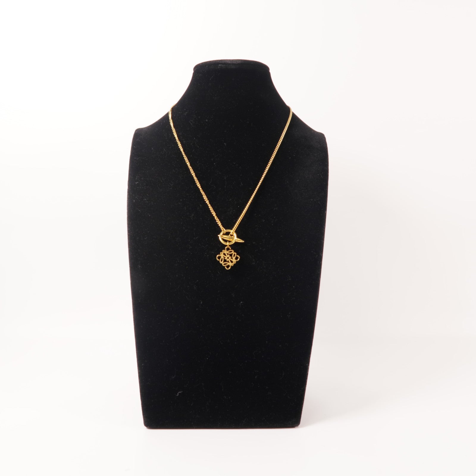 LOEWE 金屬Anagram Pendant項鍊