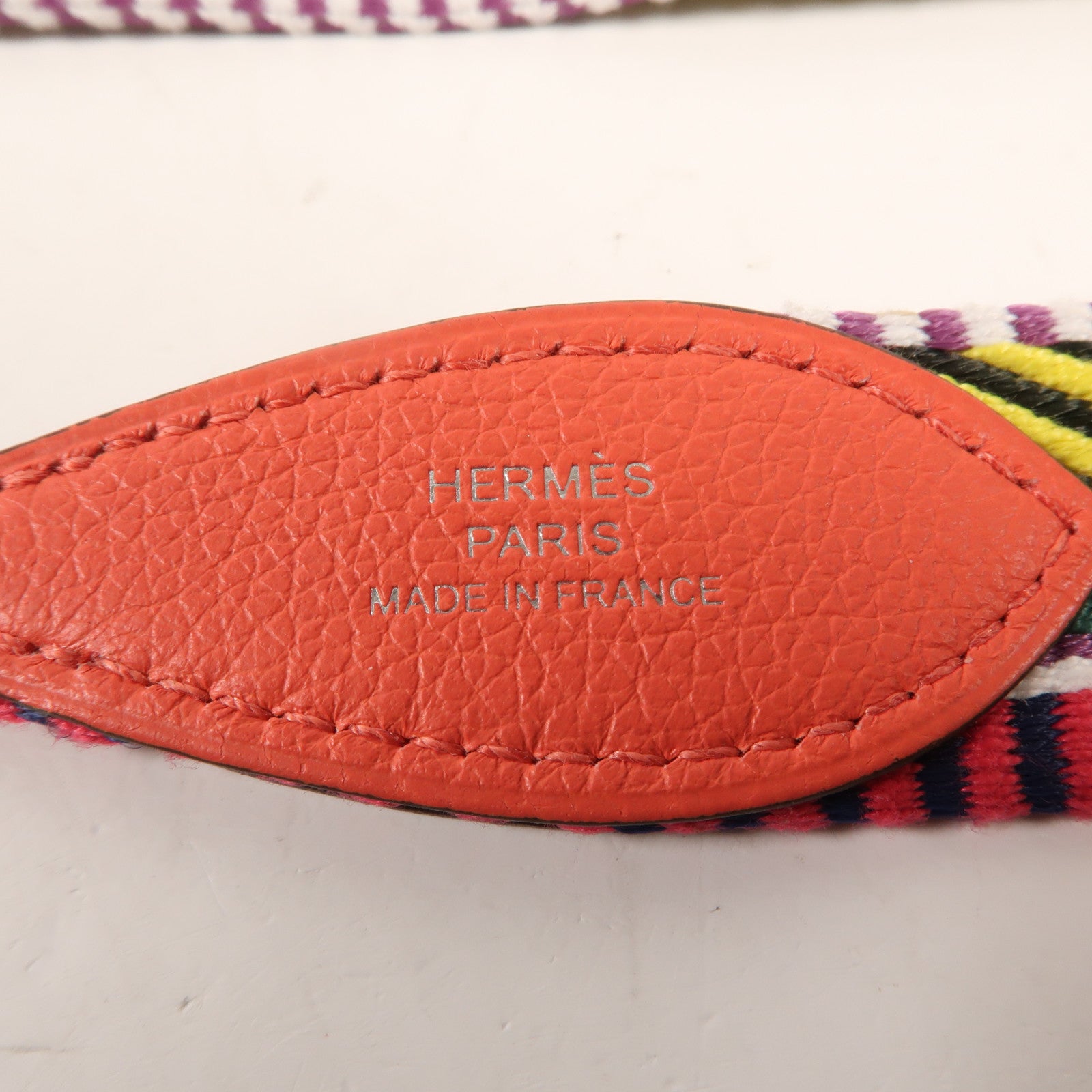 HERMES 【激減優惠】帆布Cavale To Go Strap肩背帶