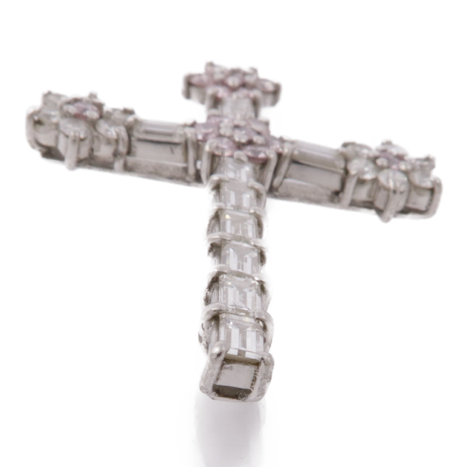 JEWELRY 【激減優惠】PT900鉑金Pink Diamond Top鑽石吊墜