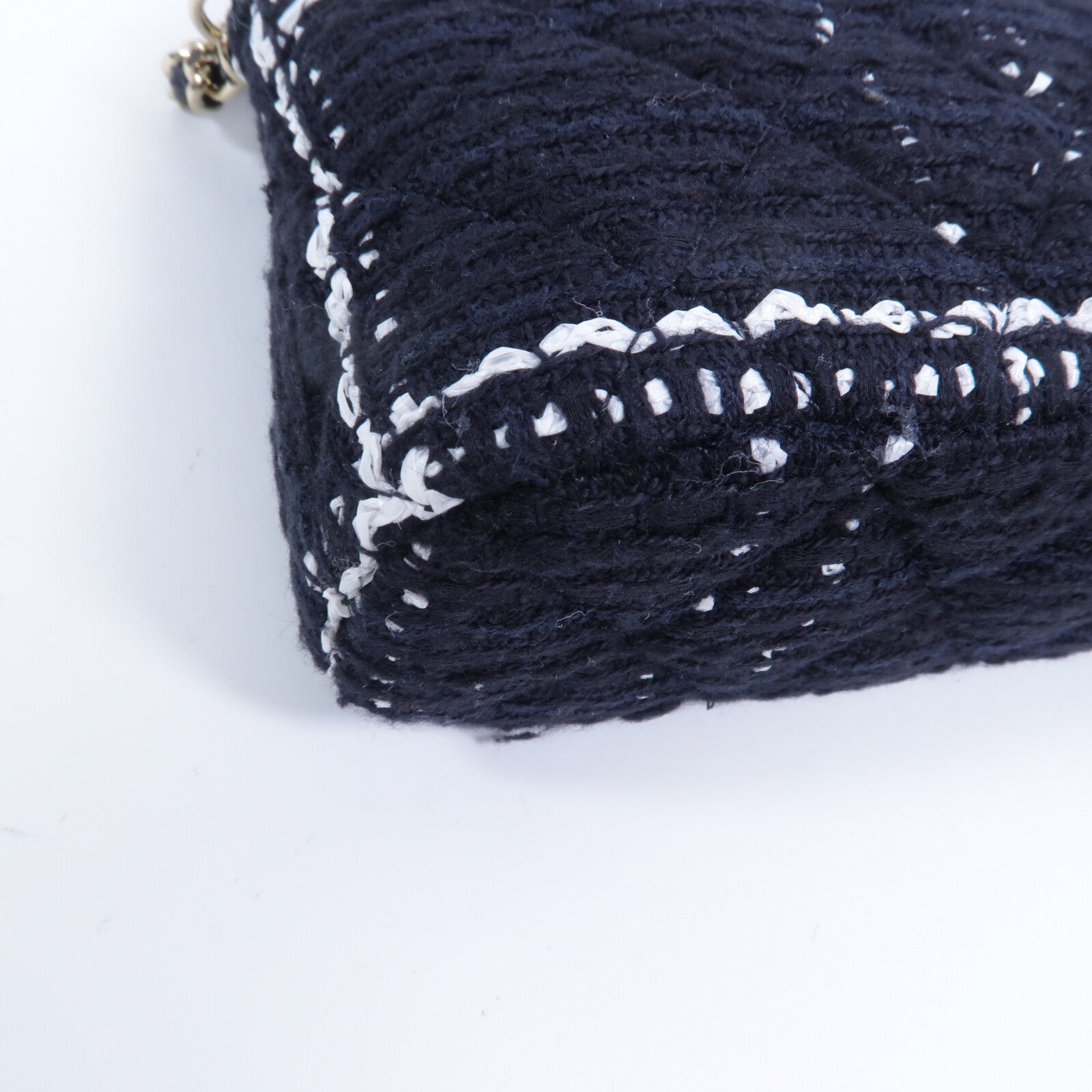 CHANEL 粗花呢Chain Shoulder鏈帶肩背袋