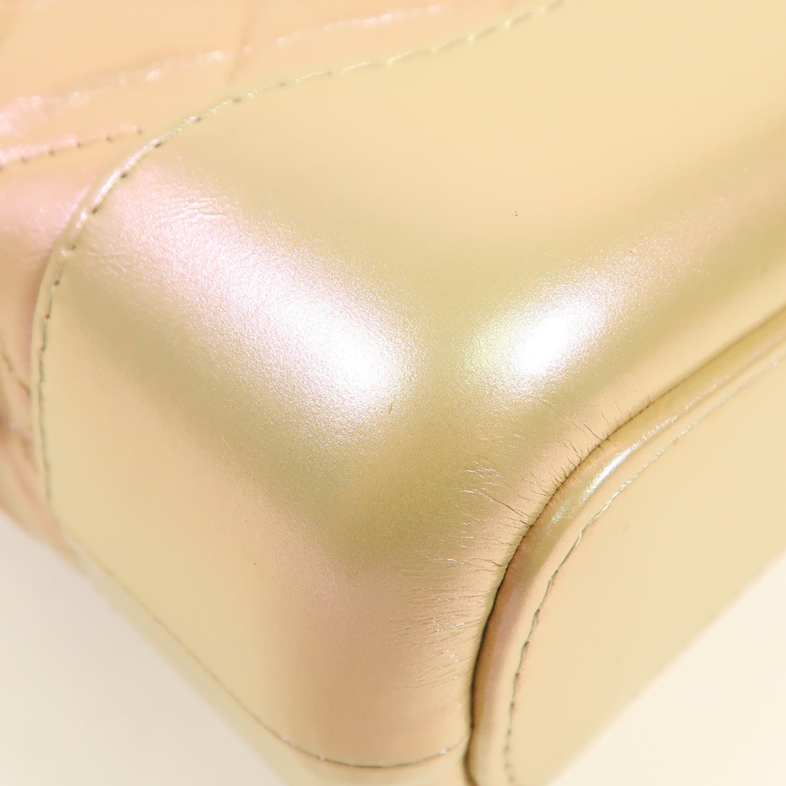 CHANEL 牛皮皮革Gabrielle鏈帶肩背袋