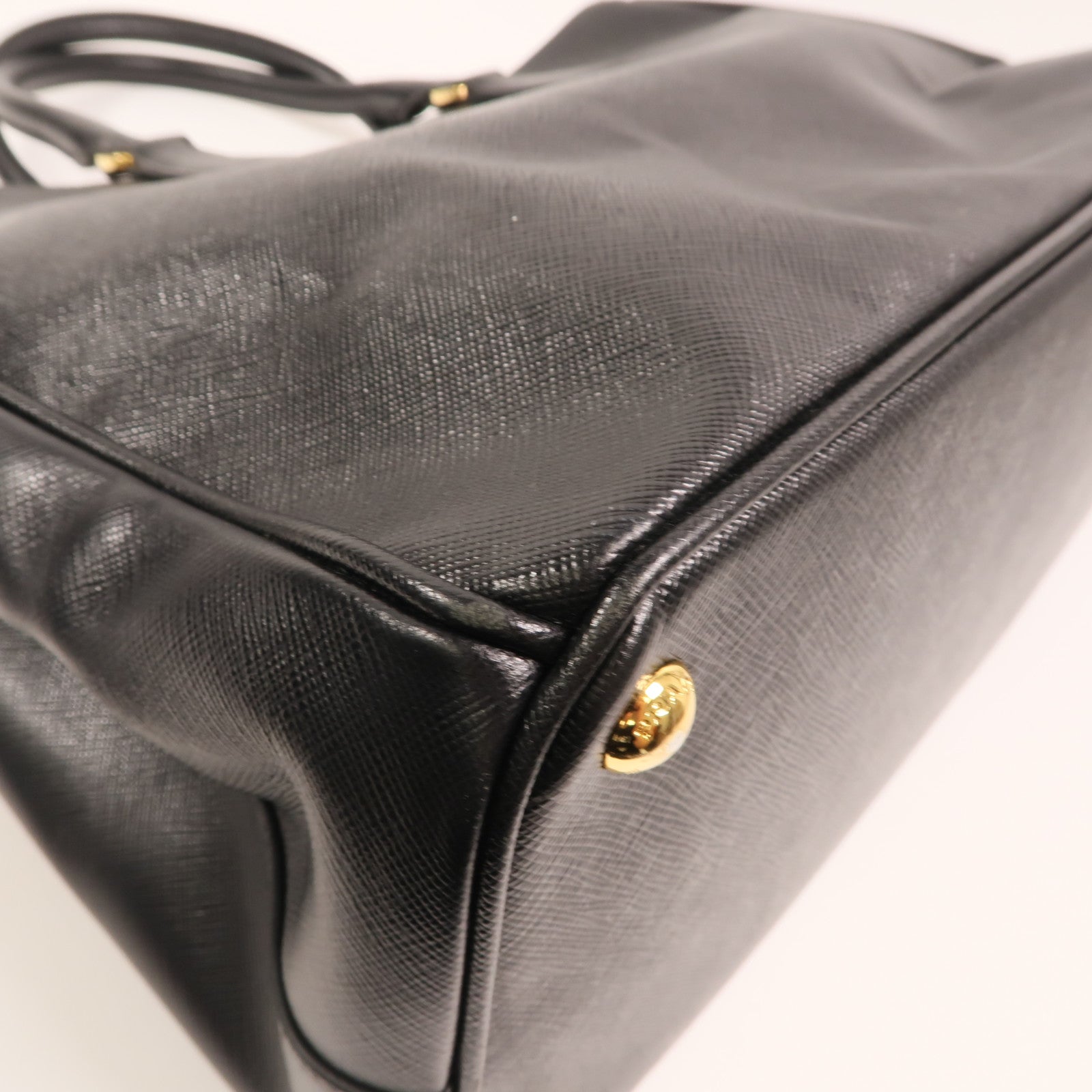PRADA 牛皮皮革Saffiano Lux Tote Bag金扣手挽袋
