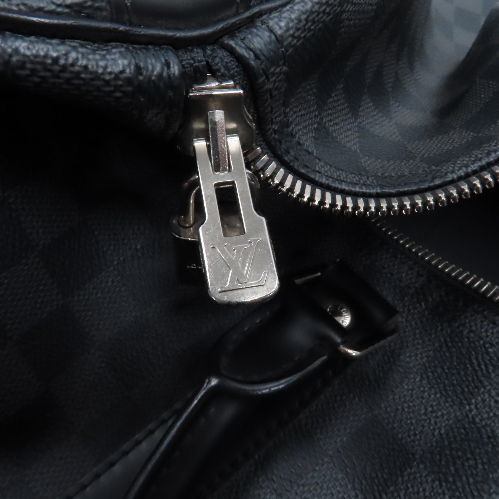 LOUIS VUITTON (PRICE DOWN) LV SHW Keepall Bandouliere 55 2way Bag N41413 Damier Graphite