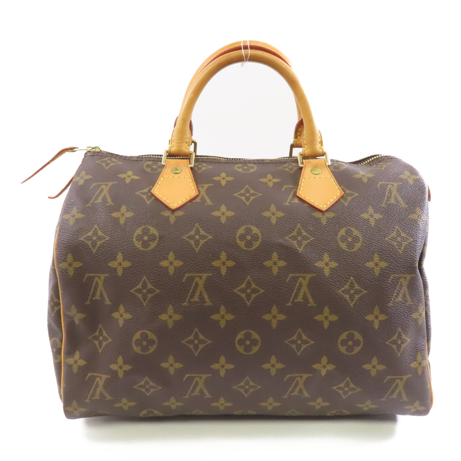 LOUIS VUITTON 【激減優惠】Monogram Speedy 30金扣手挽袋棕色