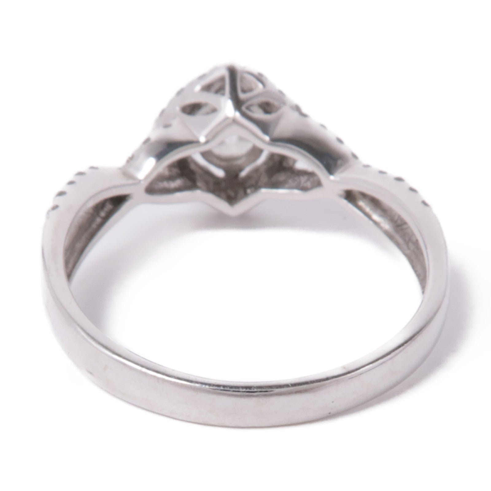 JEWELRY 【激減優惠】18K白金Diamond Ring鑽石戒指US#7.5