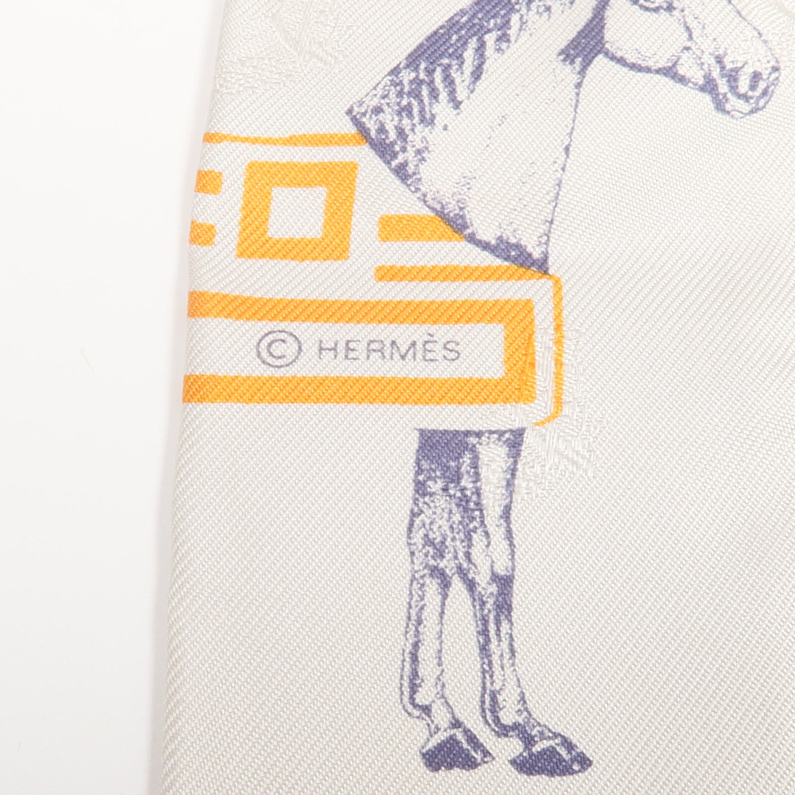 HERMES 絲質Twilly絲巾