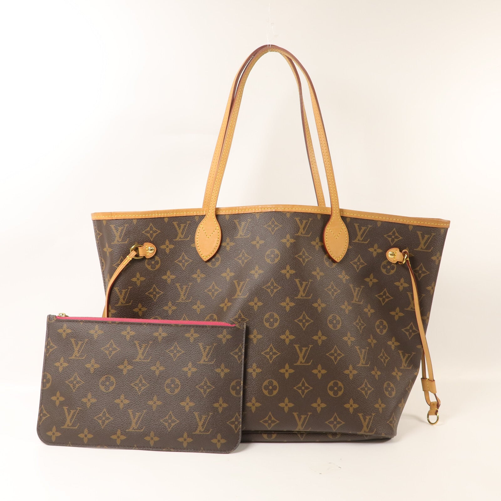 LOUIS VUITTON Monogram Neverfull MM手挽袋
