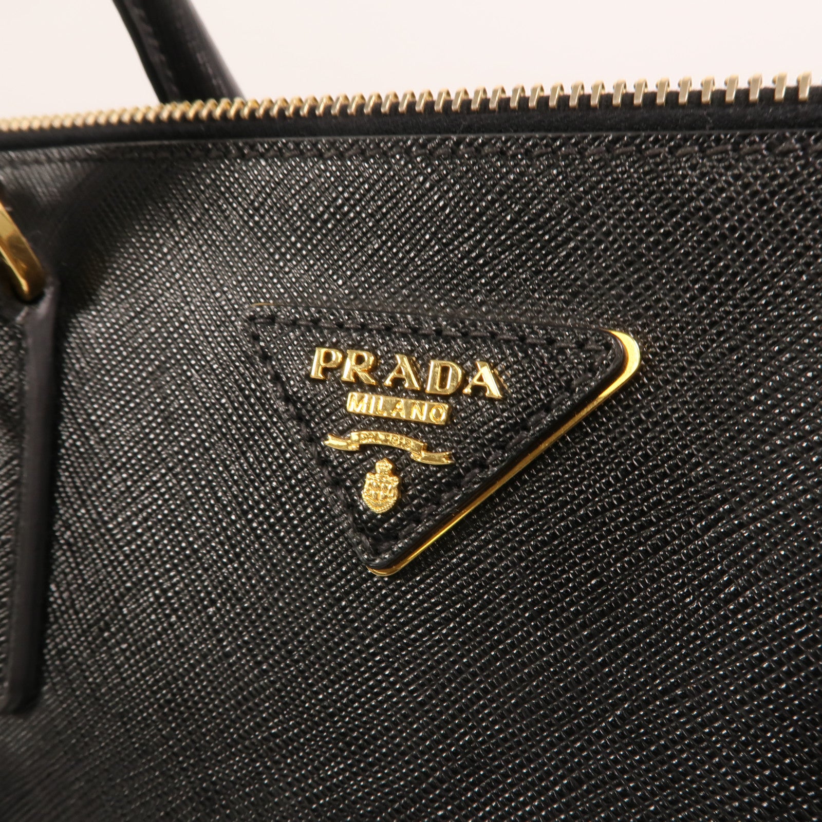 PRADA 牛皮皮革Saffiano Lux Tote Bag金扣手挽袋