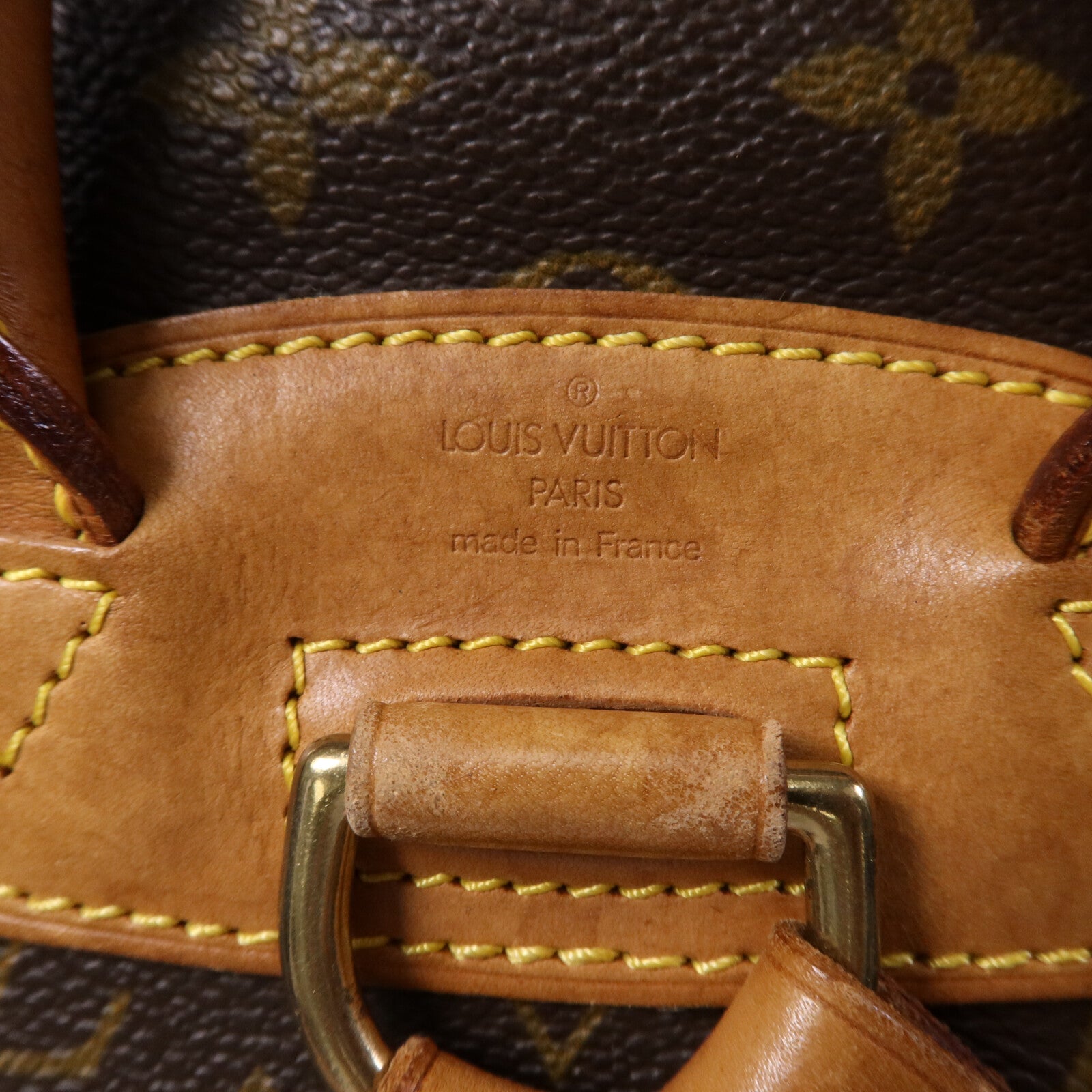 LOUIS VUITTON Monogram Montsouris PM金扣背包