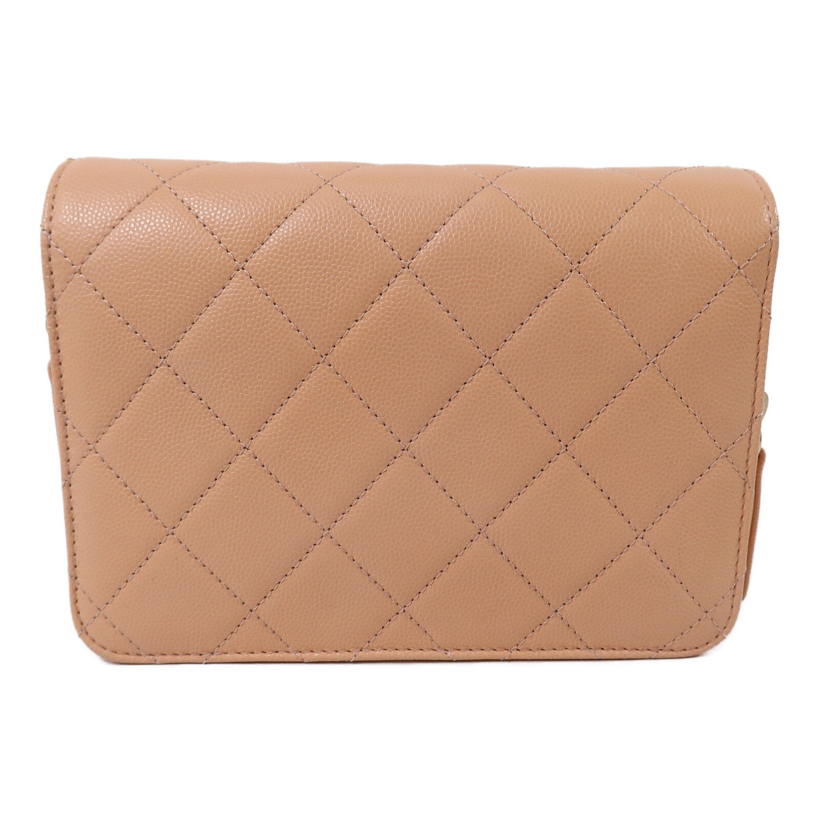 CHANEL 牛皮皮革Mini Flap Bag鏈帶肩背袋