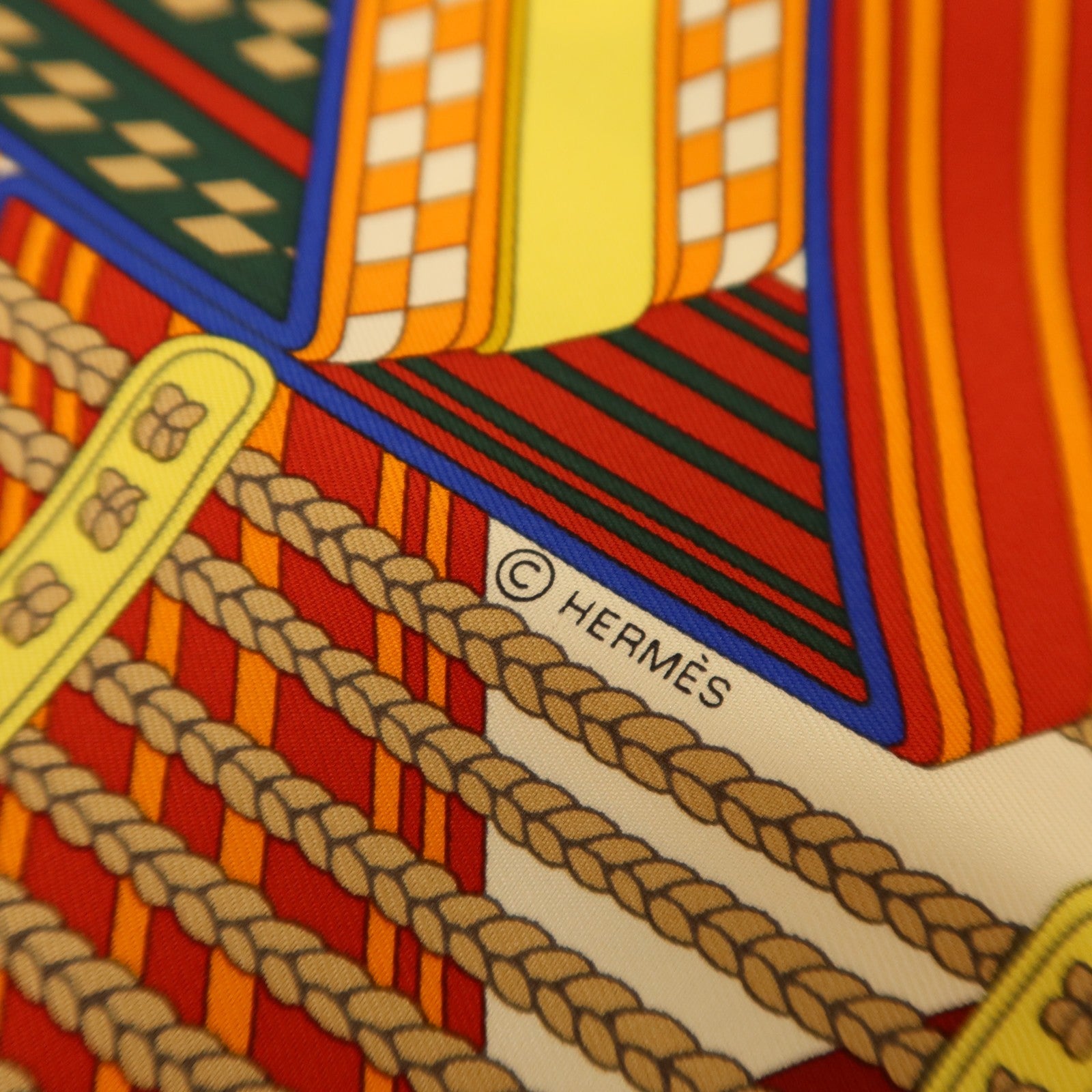 HERMES 絲質Scarf 90x90絲巾