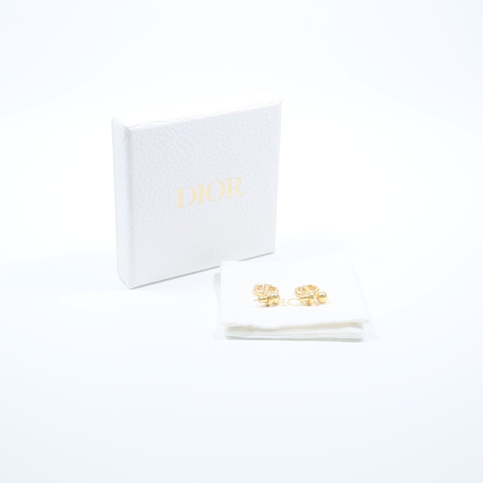 Dior 金屬CD Navy Earrings耳環