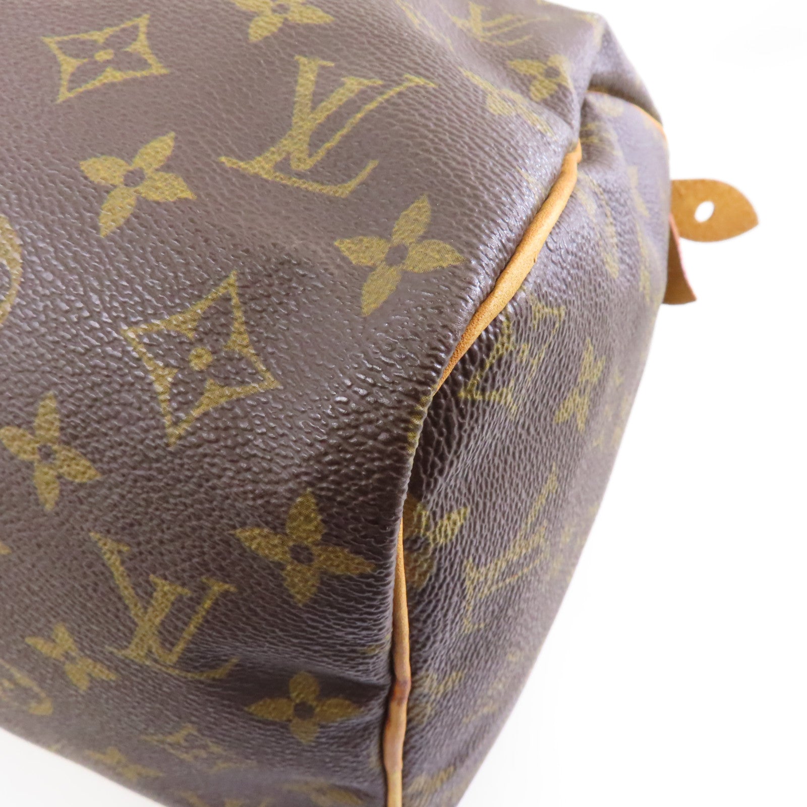 LOUIS VUITTON 【激減優惠】Monogram Speedy 30金扣手挽袋棕色