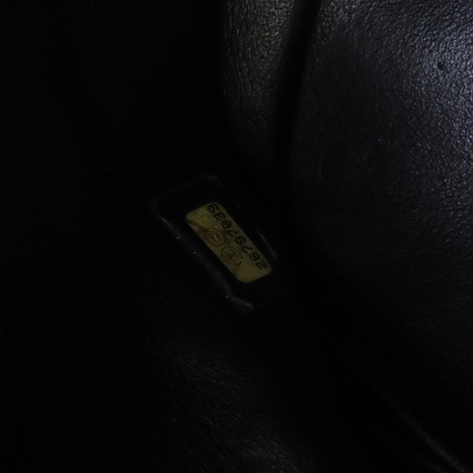 CHANEL 菱格Caviar皮革Backpack金扣背包黑色